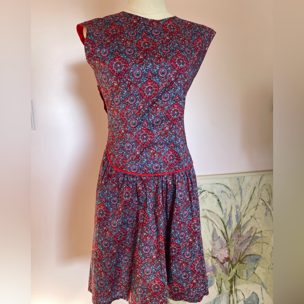 Vintage Drop Waist Dress